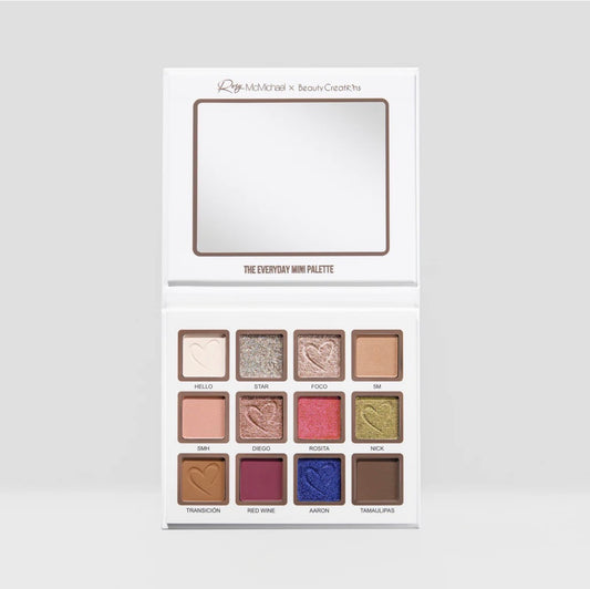 ROSY MCMICHAEL X BEAUTY CREATIONS ROSY'S ESSENTIALS VOL. 1: "THE EVERYDAY MINI PALETTE" 12-COLOR SHADOW PALETTE