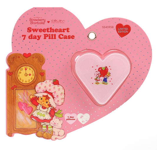 CELAVI STRAWBERRY SHORTCAKE SWEETHEART 7 DAY PILL CASE