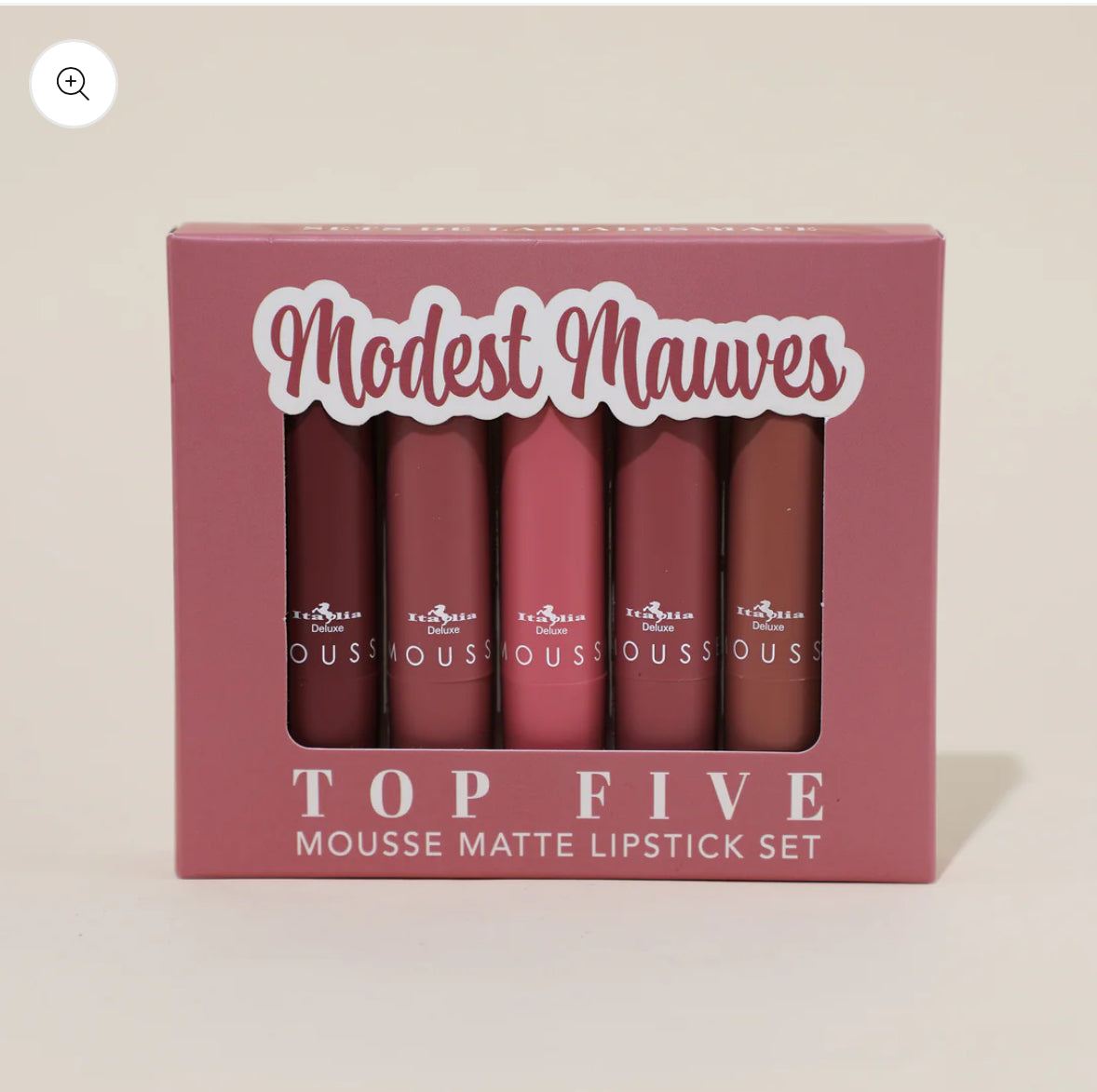 Italia Deluxe Mousse Matte Lipstick - Top Five Set