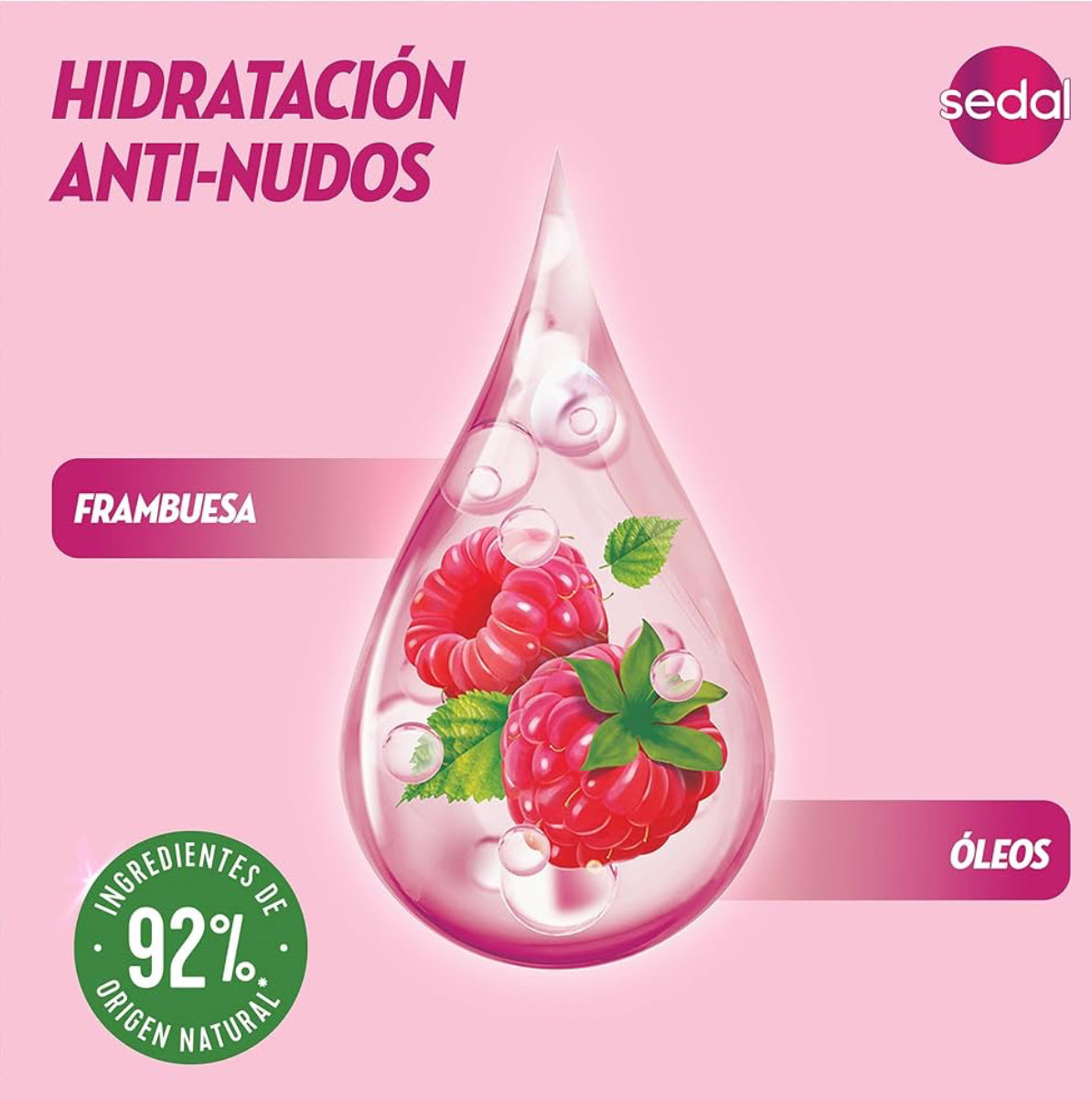 SEDAL Crema Para Peinar Hidratación Anti-Nudos, Ideal Para Cabello Maltratado, Dejándolo Hidratado, Suave Y Fácil De Desenredar