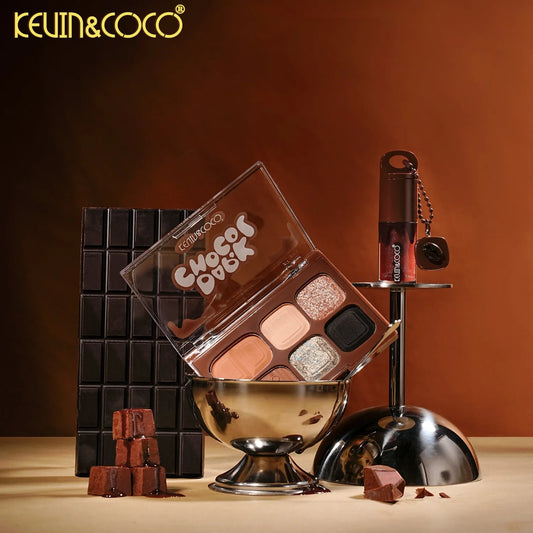 Kevin&Coco Dark Chocol Palette & Lip Gloss