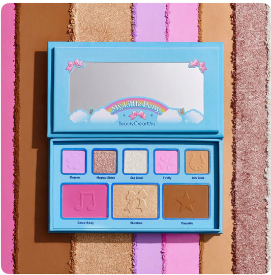 BEAUTY CREATIONS X MY LITTLE PONY "LOST IN THE CLOUDS" SHADOW AND FACE PALETTE